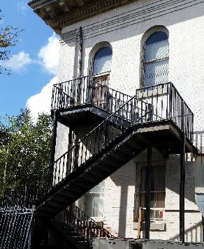 Building Outside Stairway